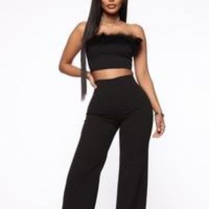 FashionNova Feather Weather 2 Piece